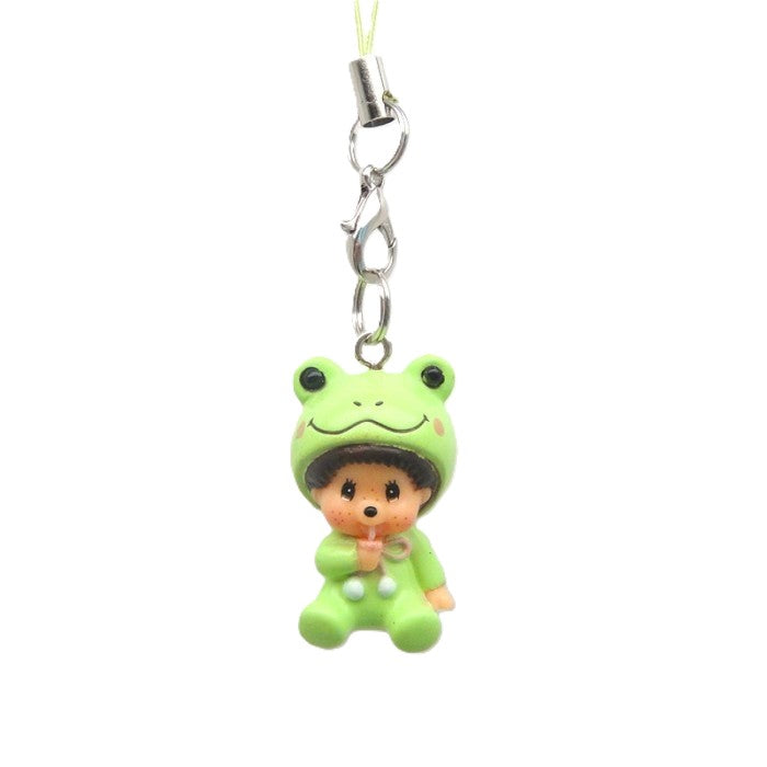 Monchhichi - Frog PVC Keychain