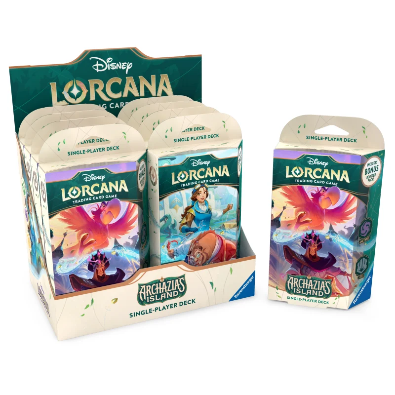 Disney Lorcana TCG: S7 Archazia’s Island Amethyst & Steel Single-Player Deck - Jafar & Iago