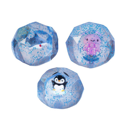 Smoosho's - Super Squeeze Diamond Sphere Glow in Dark Sea Animal