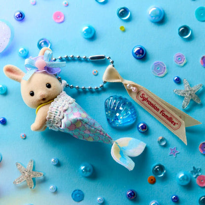 Sylvanian Families - Keychain Milk Rabbit Baby Crawling Baby Mermaid