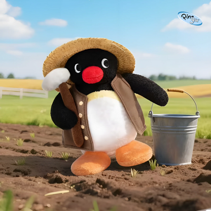 Pingu Happy Farm Series Plush Charm Blind Box