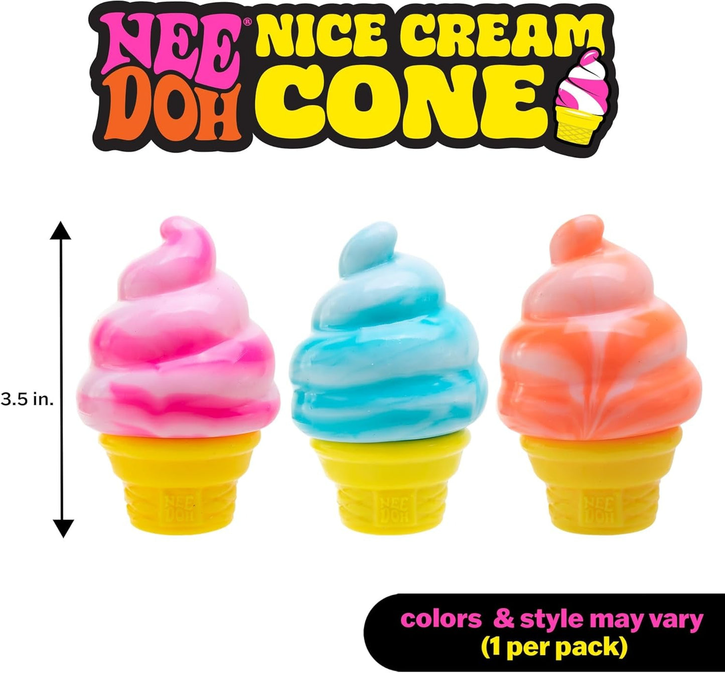 NeeDoh Schylling - Nice Cream Cone