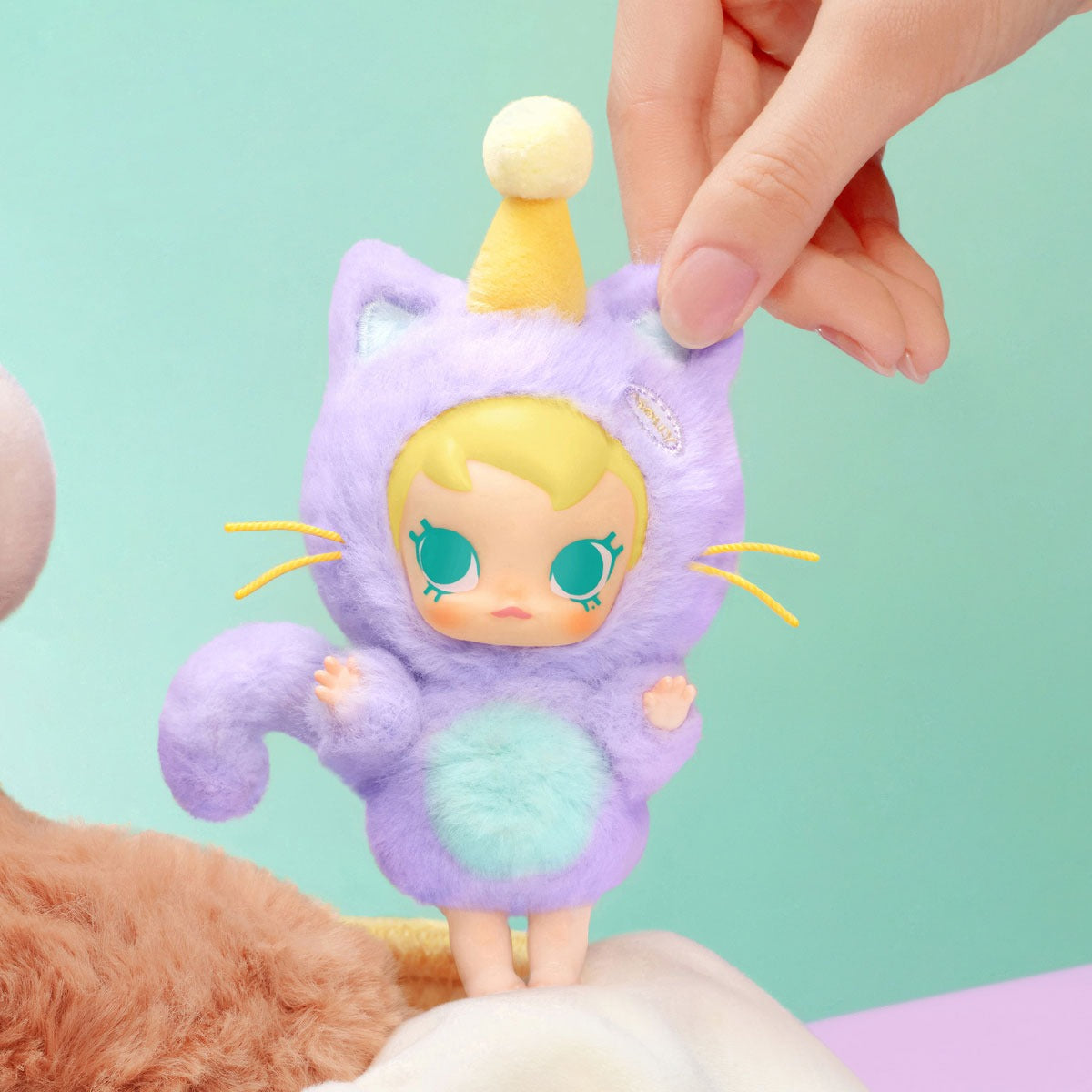 POP MART Baby Molly Pocket Friends Series-Vinyl Plush Pendant Blind Box