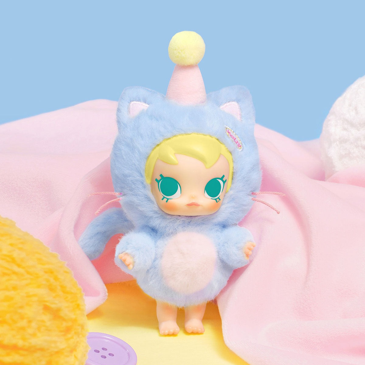POP MART Baby Molly Pocket Friends Series-Vinyl Plush Pendant Blind Box