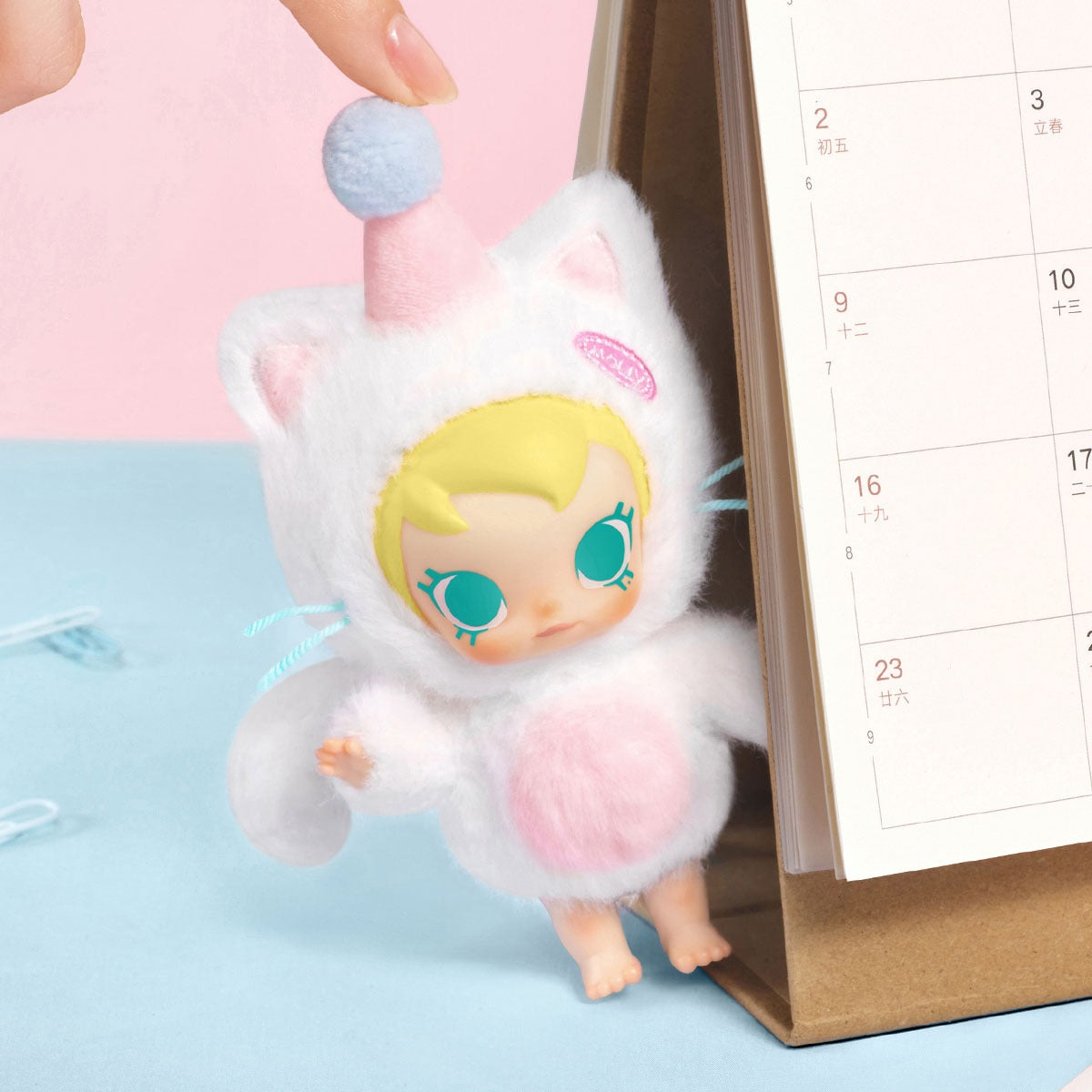 POP MART Baby Molly Pocket Friends Series-Vinyl Plush Pendant Blind Box