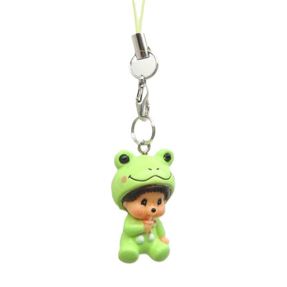Monchhichi - Frog PVC Keychain
