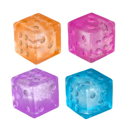 Smoosho's - Mini Dice GID Super Squeeze Set of 4