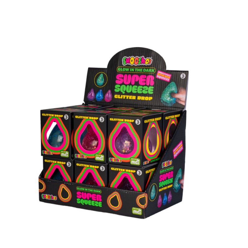 Smoosho's - Super Squeeze GID Sparkle Drop