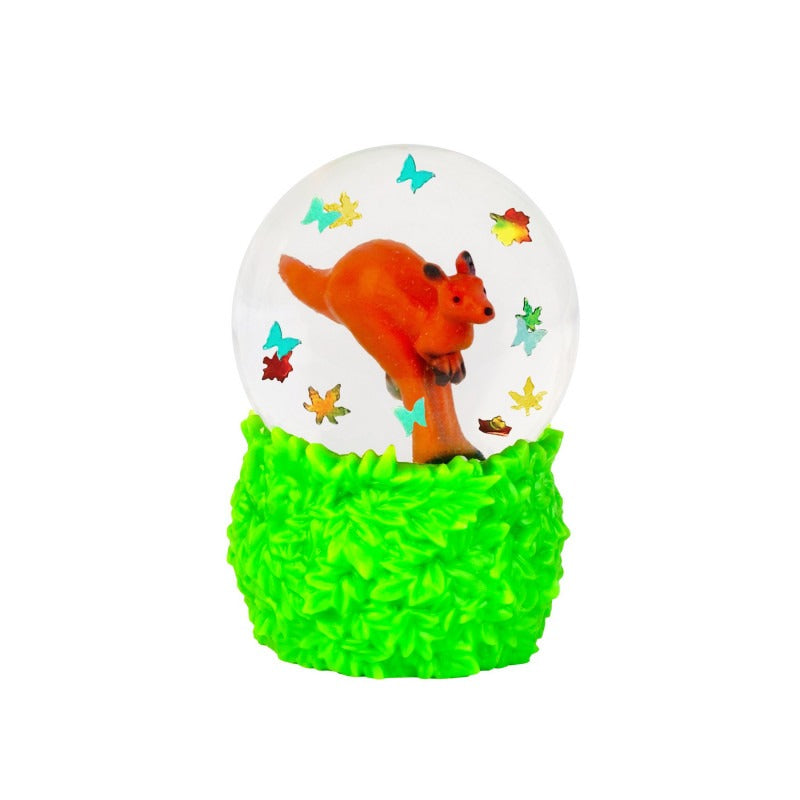 Smoosho's - Snow Globe Glow in the Dark Kangaroo