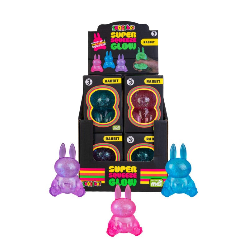 Smoosho's - Super Squeeze Glow-in-the-dark Rabbit