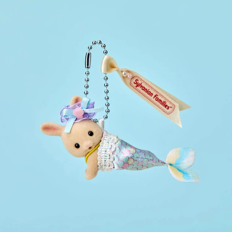 Sylvanian Families - Keychain Milk Rabbit Baby Crawling Baby Mermaid