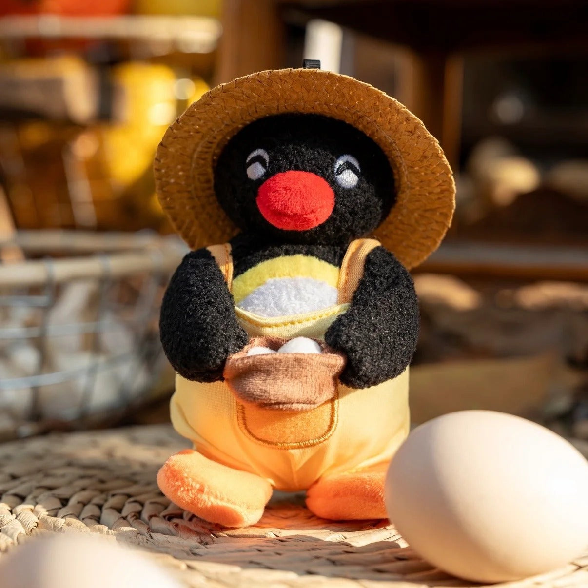 Pingu Happy Farm Series Plush Charm Blind Box