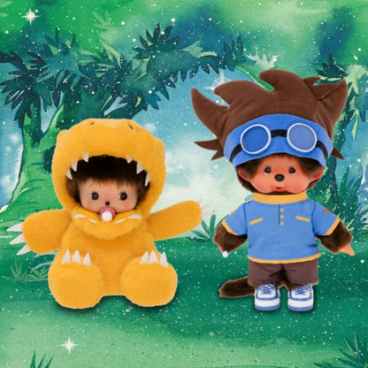 Monchhichi x Digimon - Digimon Adventure 25th Anniversary Taichi Plush Doll