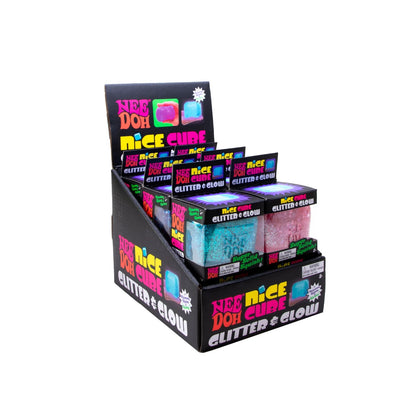 NeeDoh Schylling - Nice Cube Glitter & Glow
