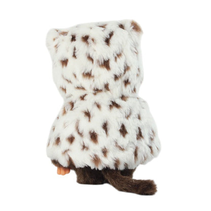 Monchhichi - Cat Poncho White Plush Toy