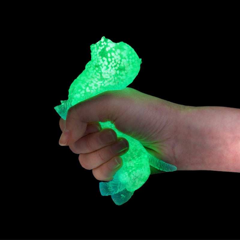 Smoosho's - Super Squeeze Glow-in-the-dark White Terrier
