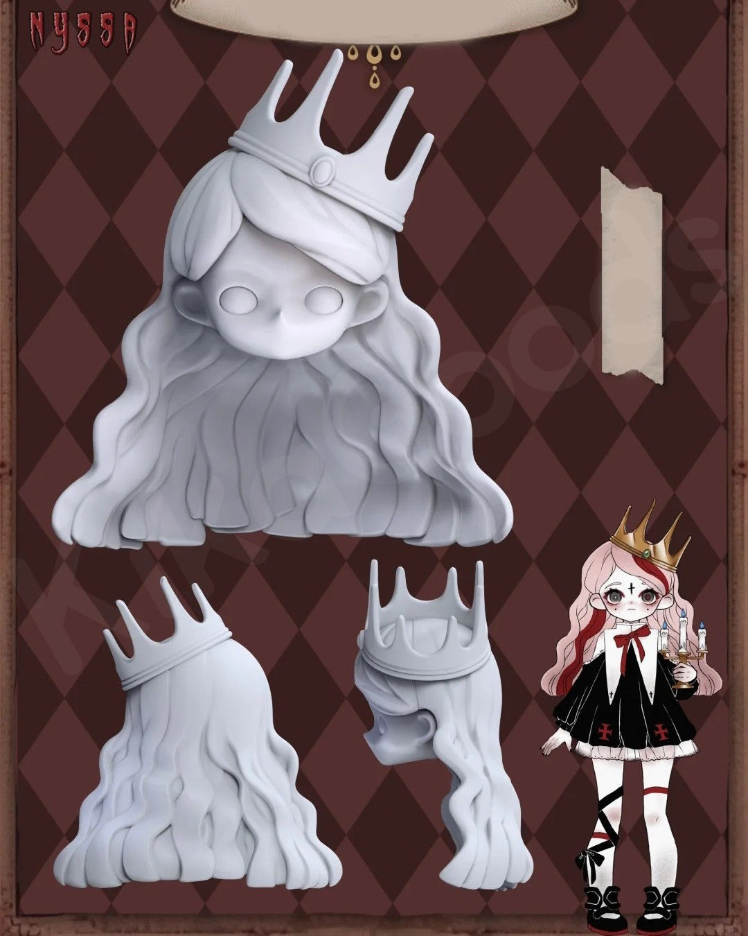 Nyssa - Bizarre Nightmare Series 1/12 Action Figure BJD Blind Box