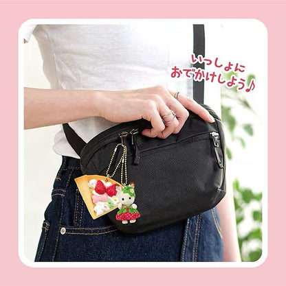 Sylvanian Families - Strawberry Whipped Cream Keychain Kit