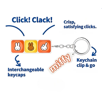 Miffy Keycap Series Keychains Blind Box