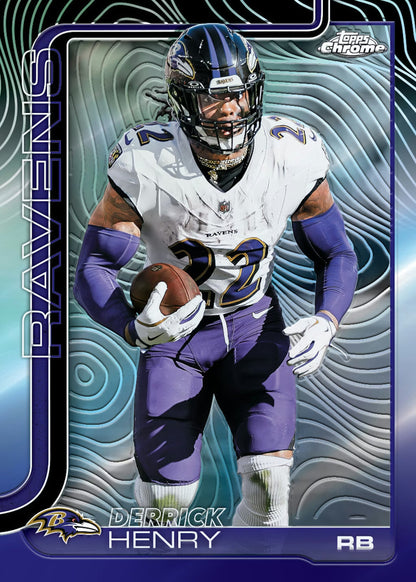 Topps 2025 NFL Chrome Football Value Box