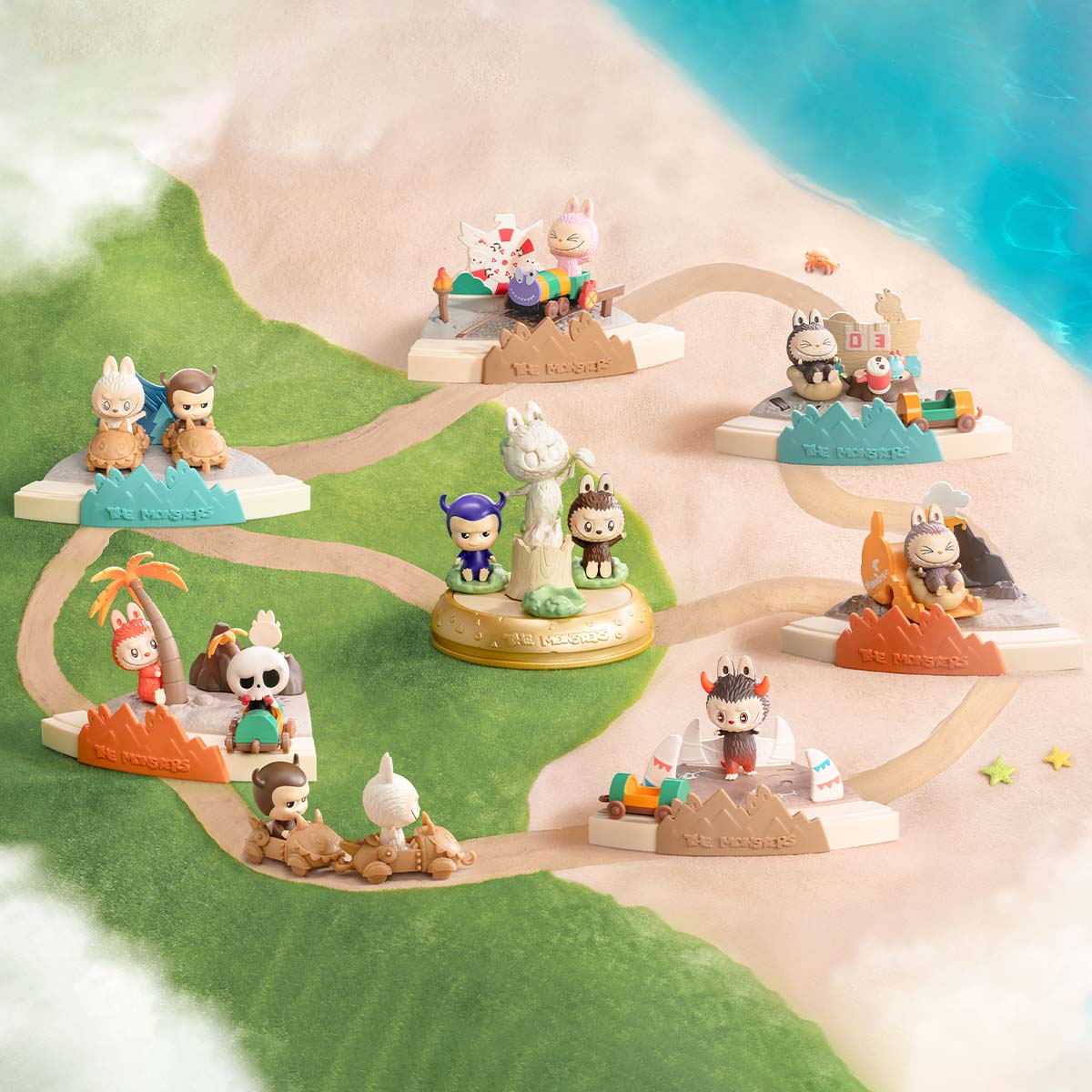 POP MART THE MONSTERS Playing Games Series Scene Sets Blind Box