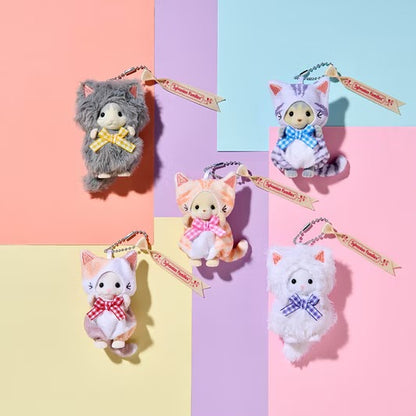 Sylvanian Families - Keychain Persian Cat Girl (Cat Costume)
