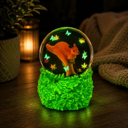 Smoosho's - Snow Globe Glow in the Dark Kangaroo
