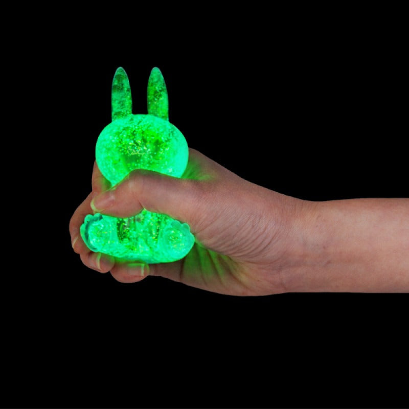 Smoosho's - Super Squeeze Glow-in-the-dark Rabbit