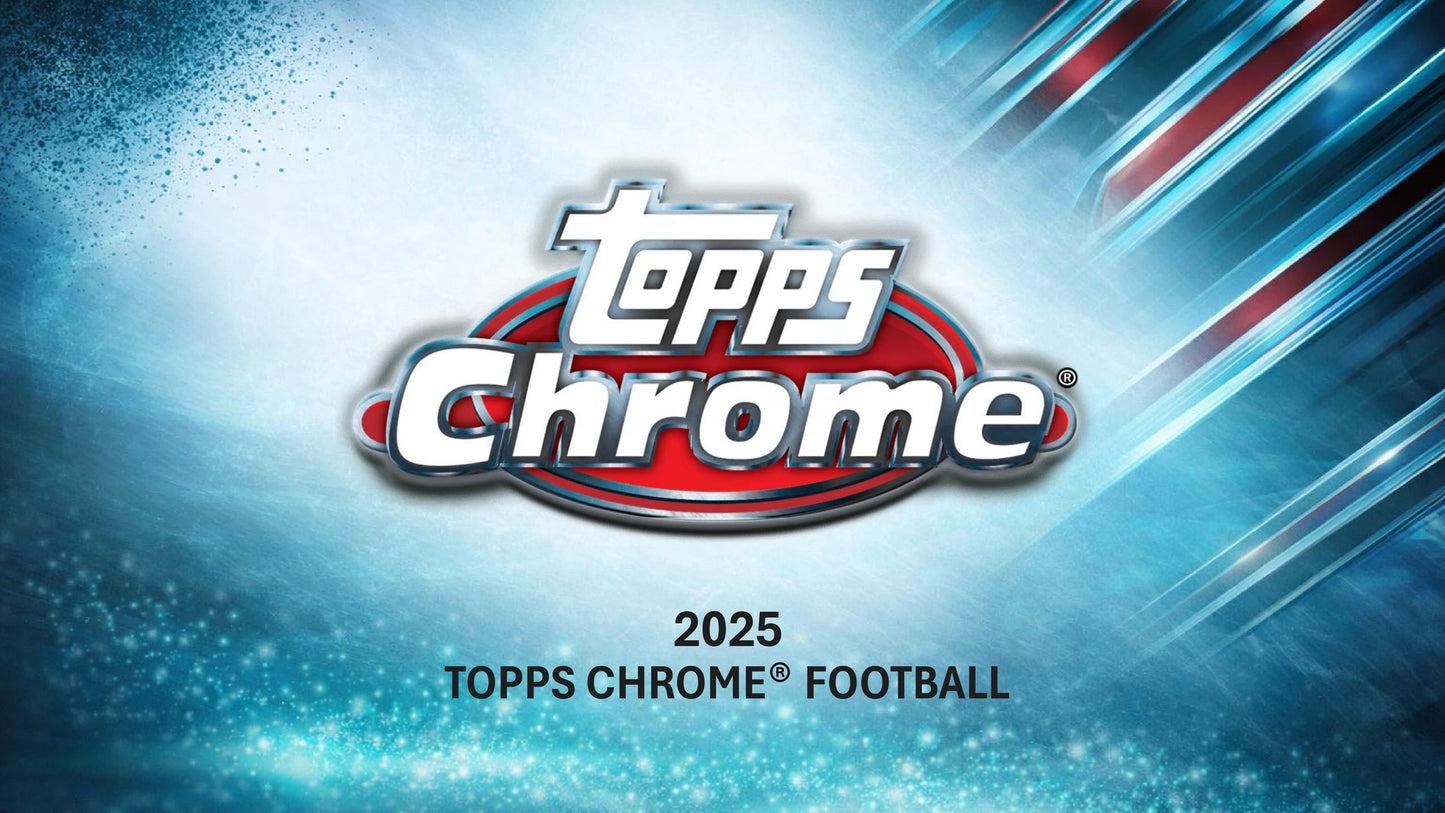Topps 2025 NFL Chrome Football Value Box