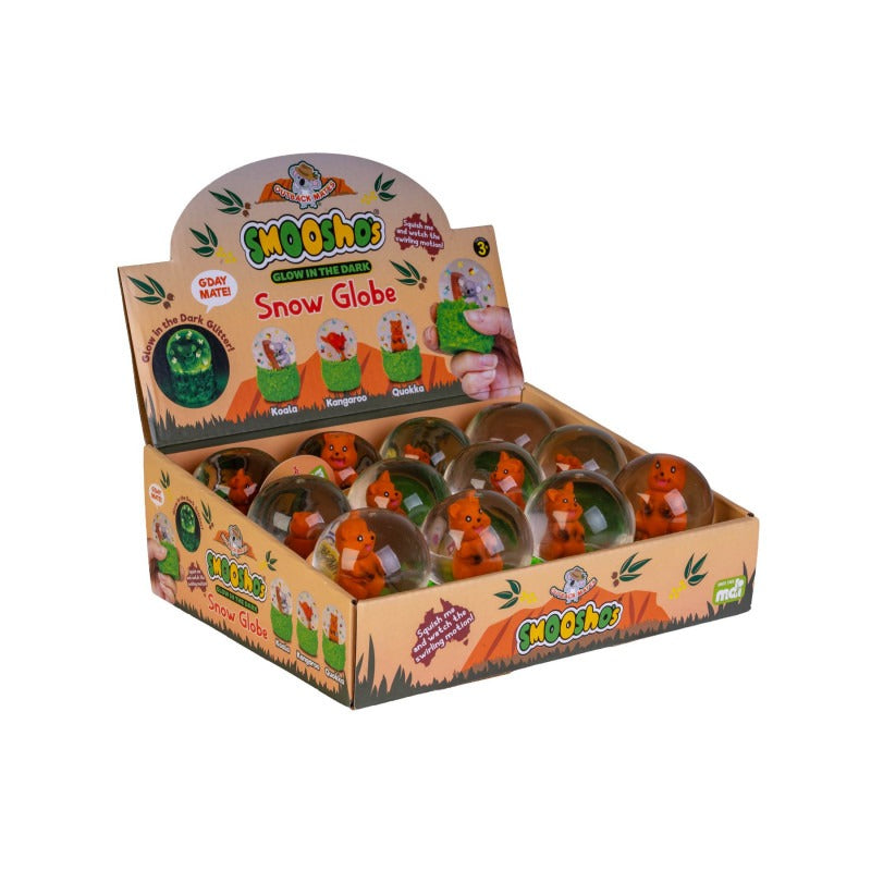 Smoosho's - Snow Globe Glow in the Dark Quokka