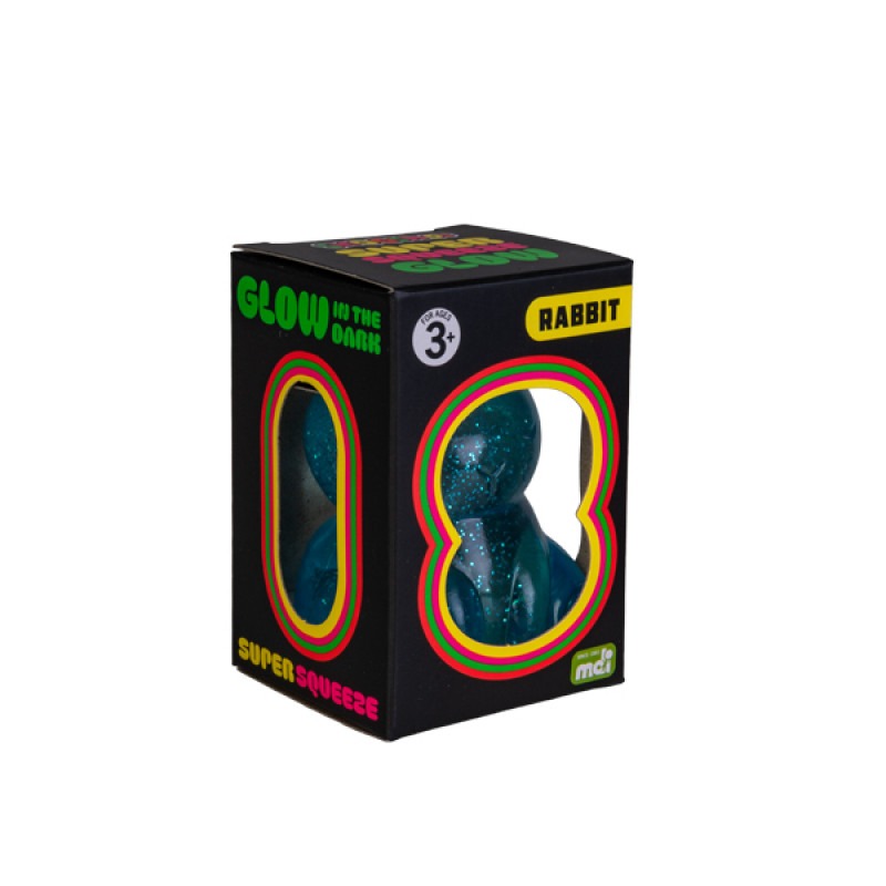 Smoosho's - Super Squeeze Glow-in-the-dark Rabbit