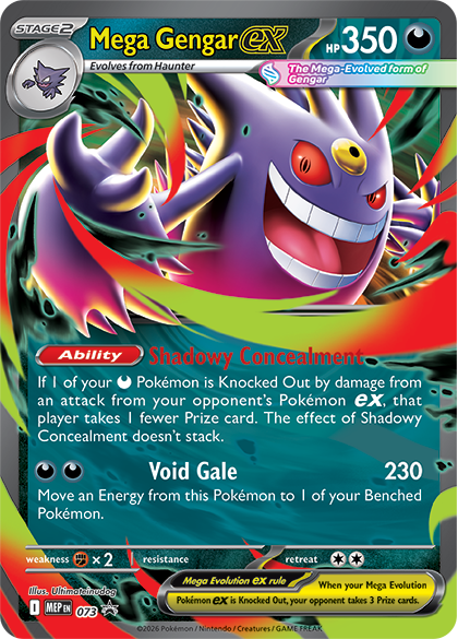 Pokémon TCG: Mega Moonlight Tin (Mega Gengar ex)