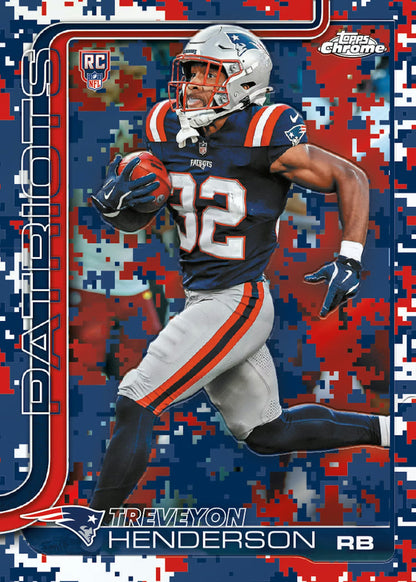 Topps 2025 NFL Chrome Football Value Box