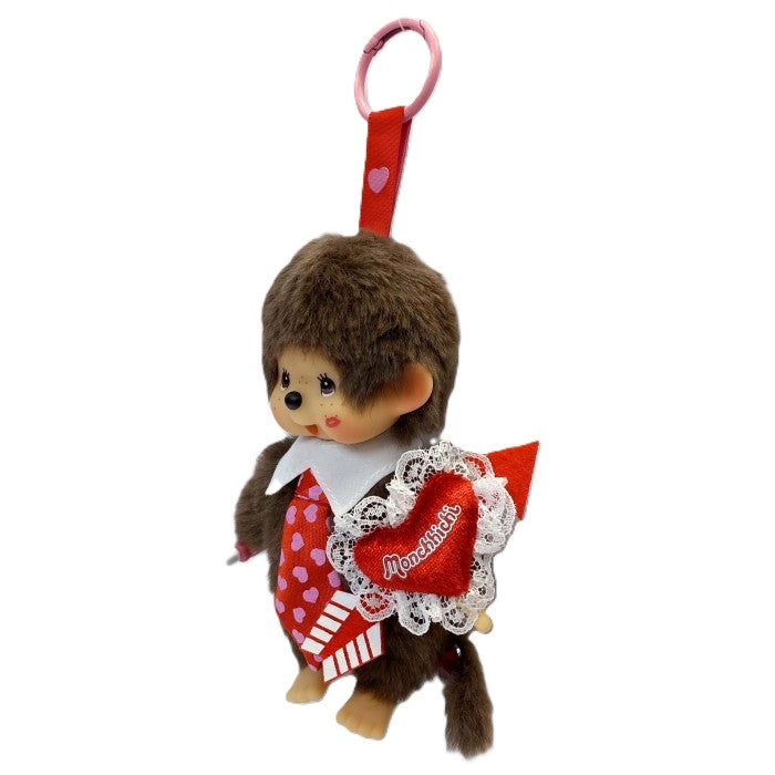Monchhichi - Heart & Kiss XOXO Boy Keychain