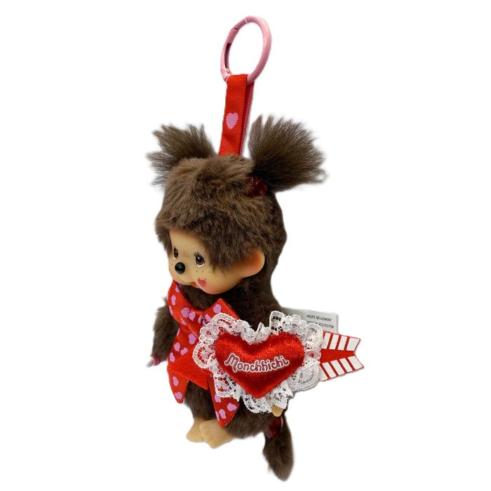Monchhichi - Heart & Kiss XOXO Girl Keychain