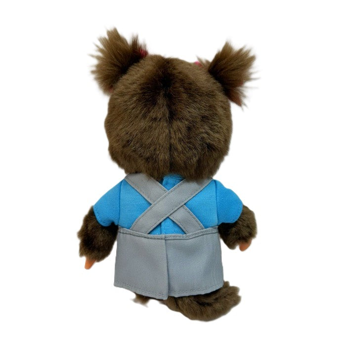 Monchhichi - S Size Animal Dress Grey Kitten Girl