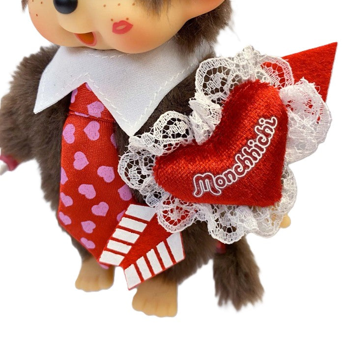 Monchhichi - Heart & Kiss XOXO Boy Keychain