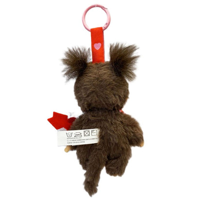 Monchhichi - Heart & Kiss XOXO Girl Keychain