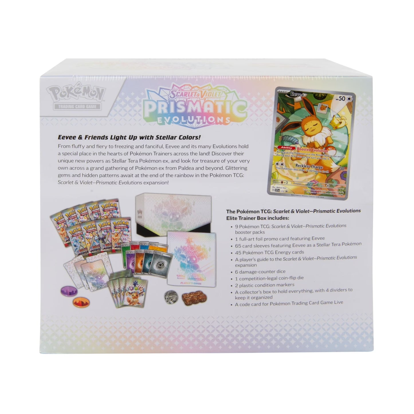 Pokémon TCG: Scarlet & Violet - Prismatic Evolutions Pokémon Center Elite Trainer Box