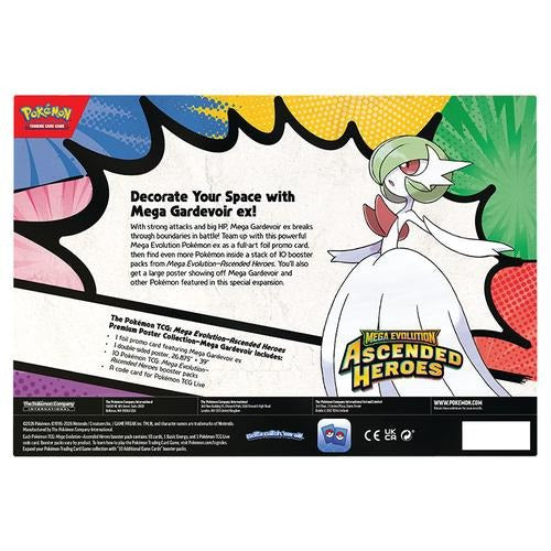 Pokémon TCG: Mega Evolution—Ascended Heroes Premium Poster Collection (Mega Gardevoir)