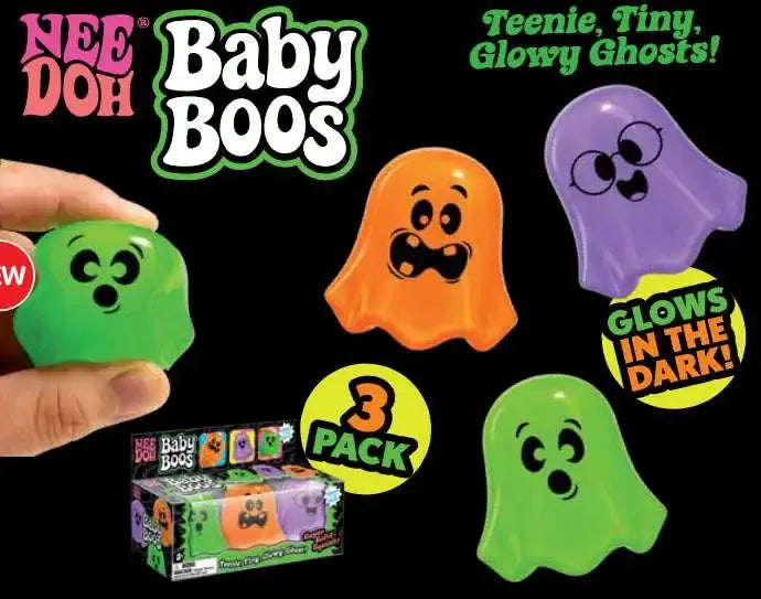 NeeDoh Schylling - Baby Boos (Teenie Ghosts 3 pack)