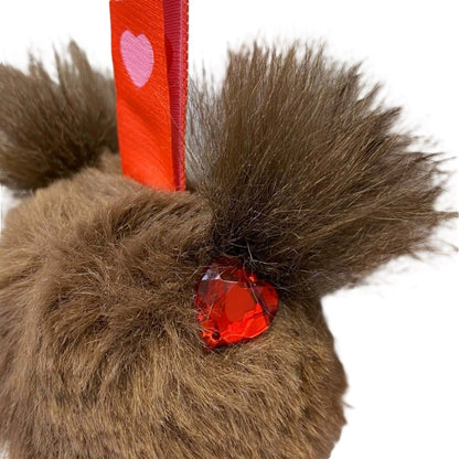 Monchhichi - Heart & Kiss XOXO Girl Keychain