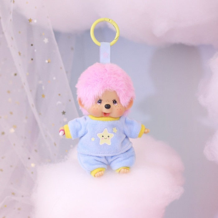 Monchhichi - Candy Pink Sitting Boy SS Keychain