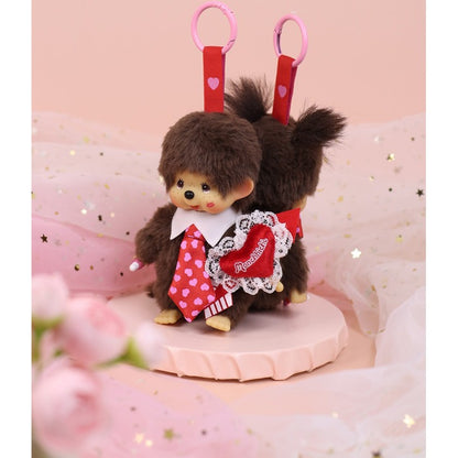 Monchhichi - Heart & Kiss XOXO Boy Keychain