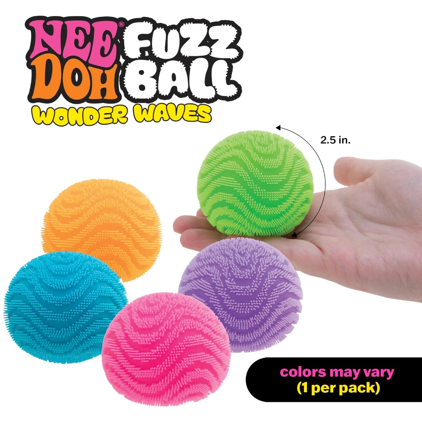 NeeDoh Schylling - Fuzz Ball Wonder Waves