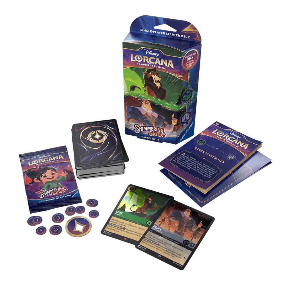 Disney Lorcana TCG: S5 Shimmering Skies Starter Deck - Emerald/steel
