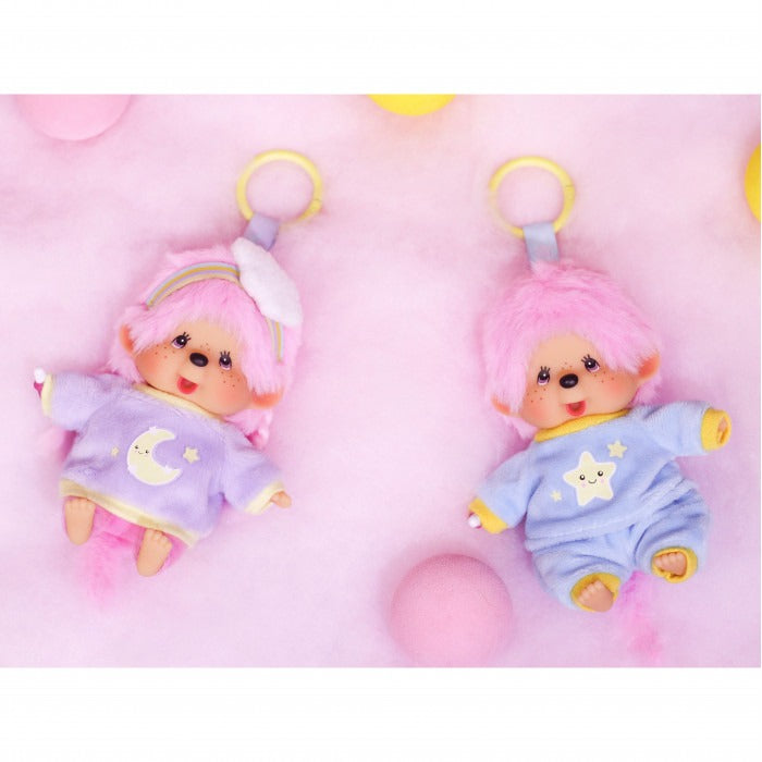 Monchhichi - Candy Pink Sitting Boy SS Keychain
