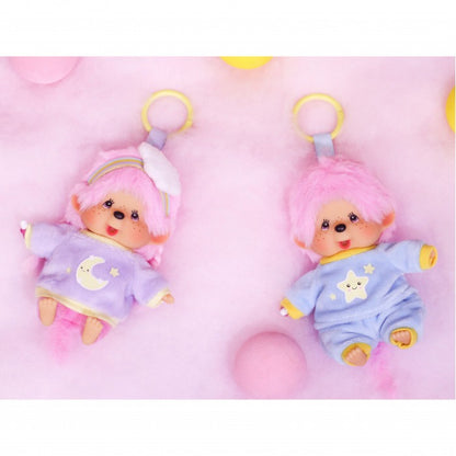 Monchhichi - Candy Pink Sitting Boy SS Keychain