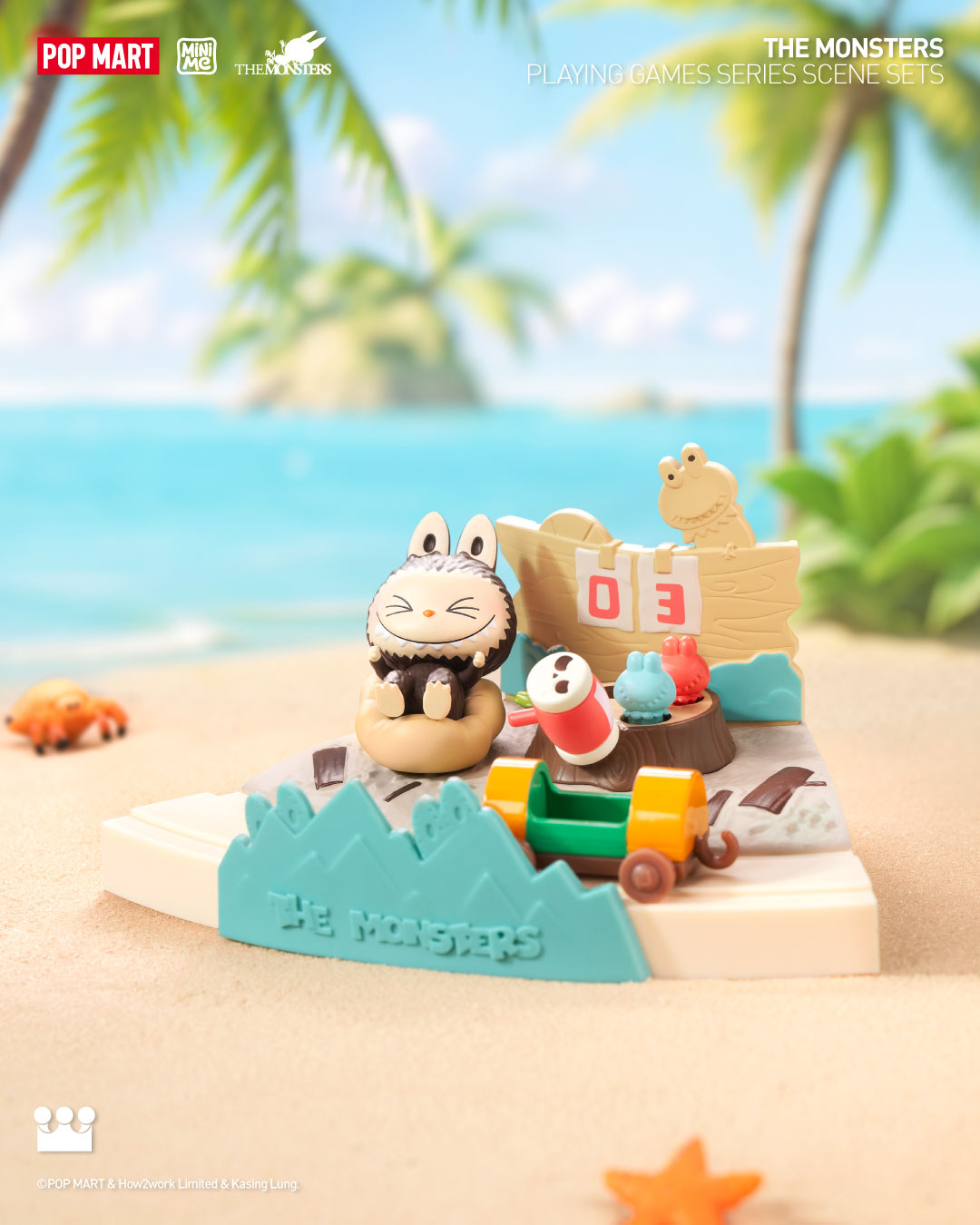 POP MART THE MONSTERS Playing Games Series Scene Sets Blind Box