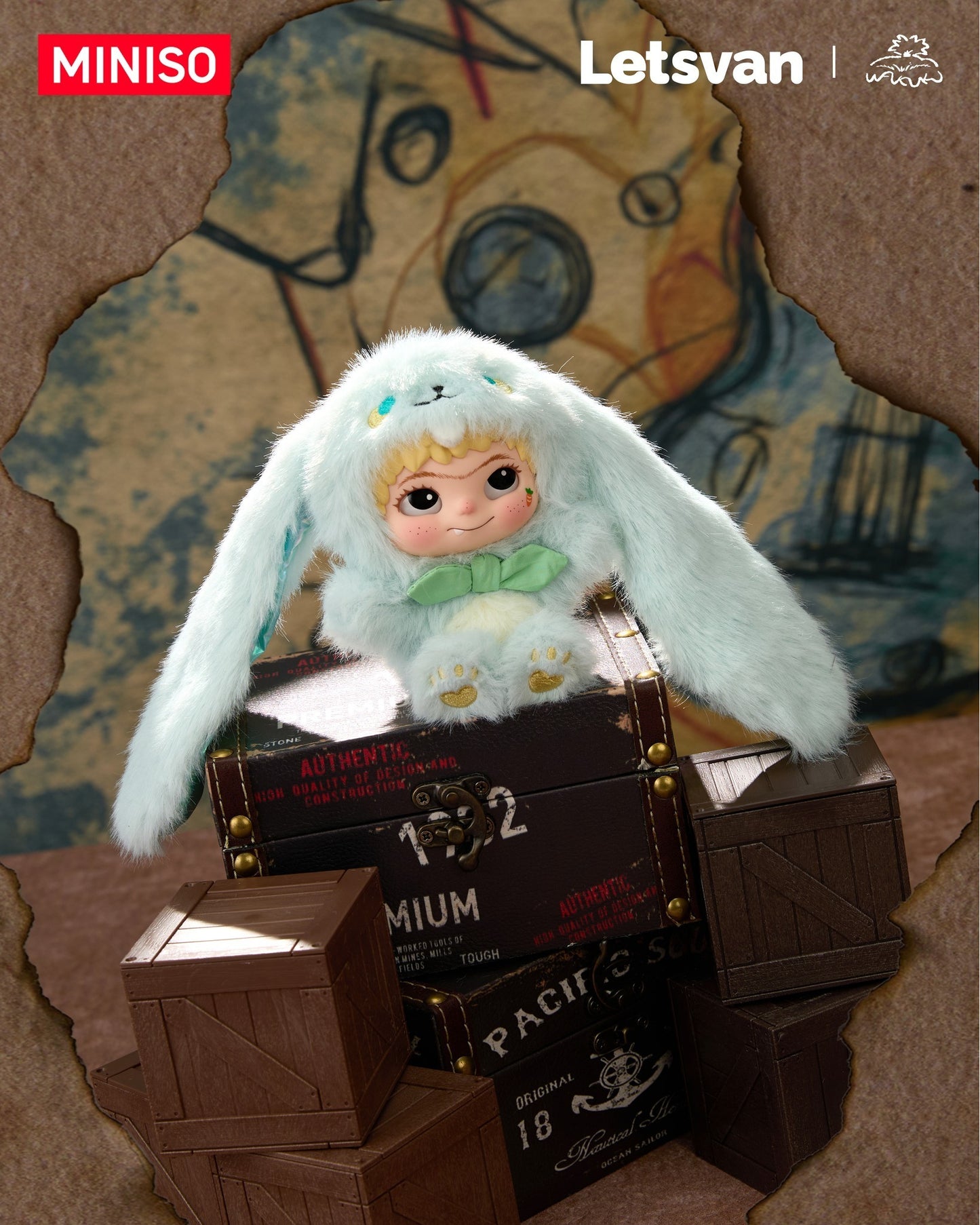 Letsvan - WAKUKU Fox & Bunny Trick Or Treat Series Plush Blind Box